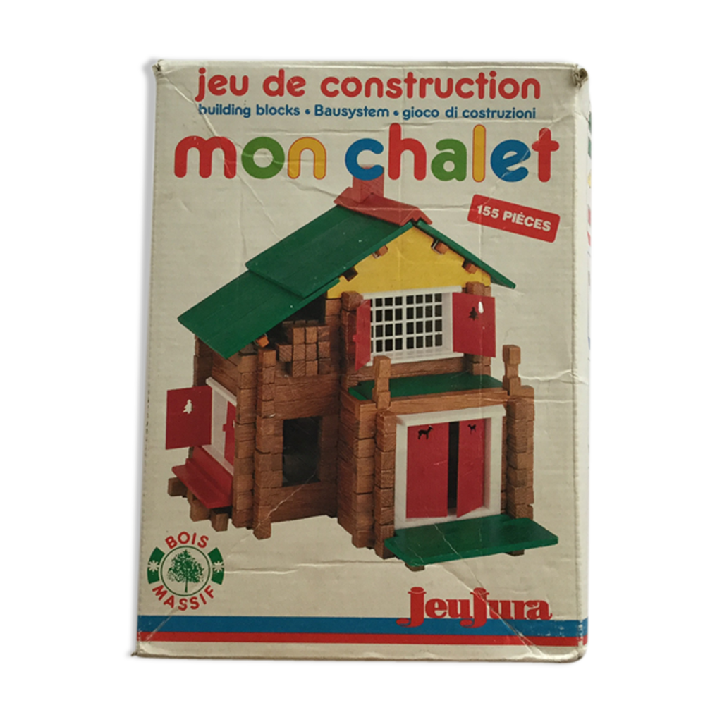 Tecap Architect 120 pièces en bois - Construction Jeujura