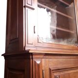Large walnut library XIX°
