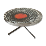 De Nisco coffee table from the 60s and 70s ceramic signed