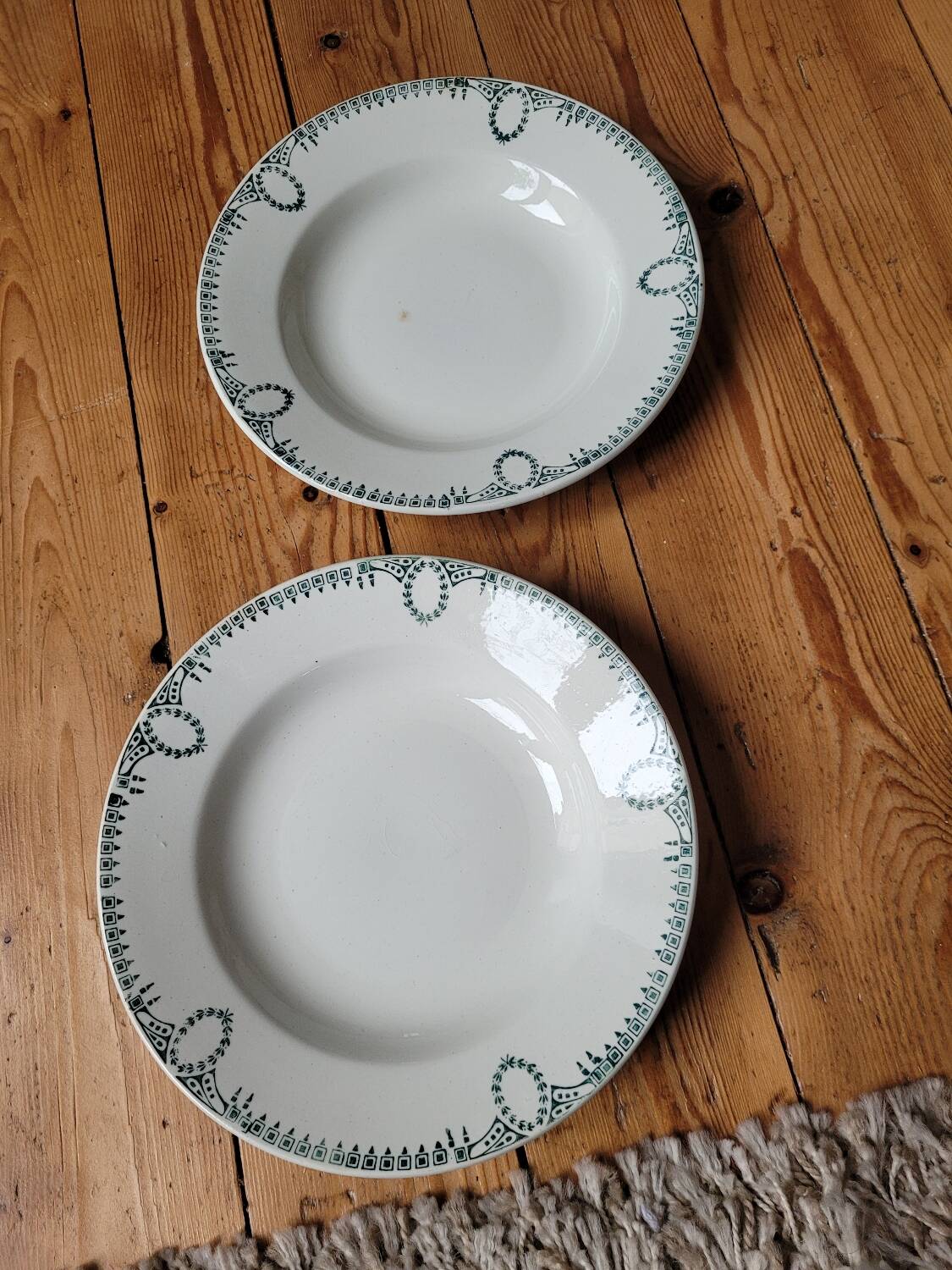 Lot n°1 of 6 soup plates 418 St Amand