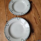 Lot n°1 of 6 soup plates 418 St Amand