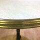 Parisian bistro table with cast iron leg