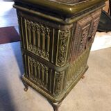 Ceramic stove, oven green earthenware
