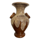 Gaubier Ceramic Vase Saint Amand de Puisaye Art Nouveau vintage brown