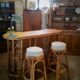 Rattan bar