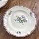 Set de 10 assiettes fleuries Sarreguemines Lyon