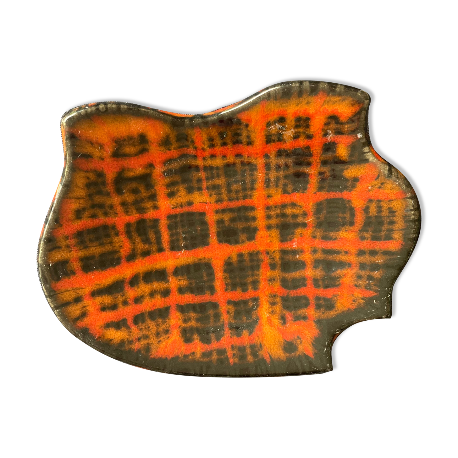 Empty pocket cup in vintage ceramic