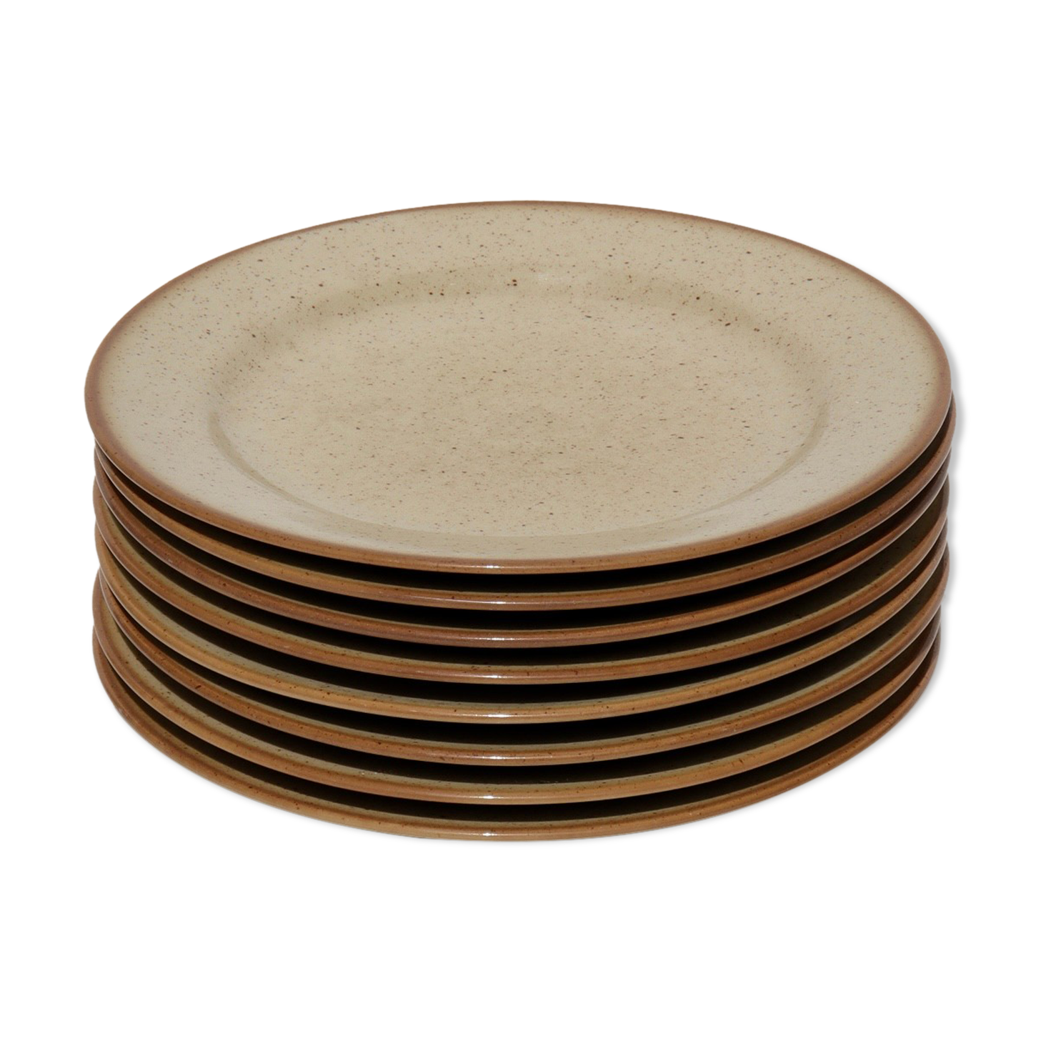 8 plates in speckled Tulowice sandstone