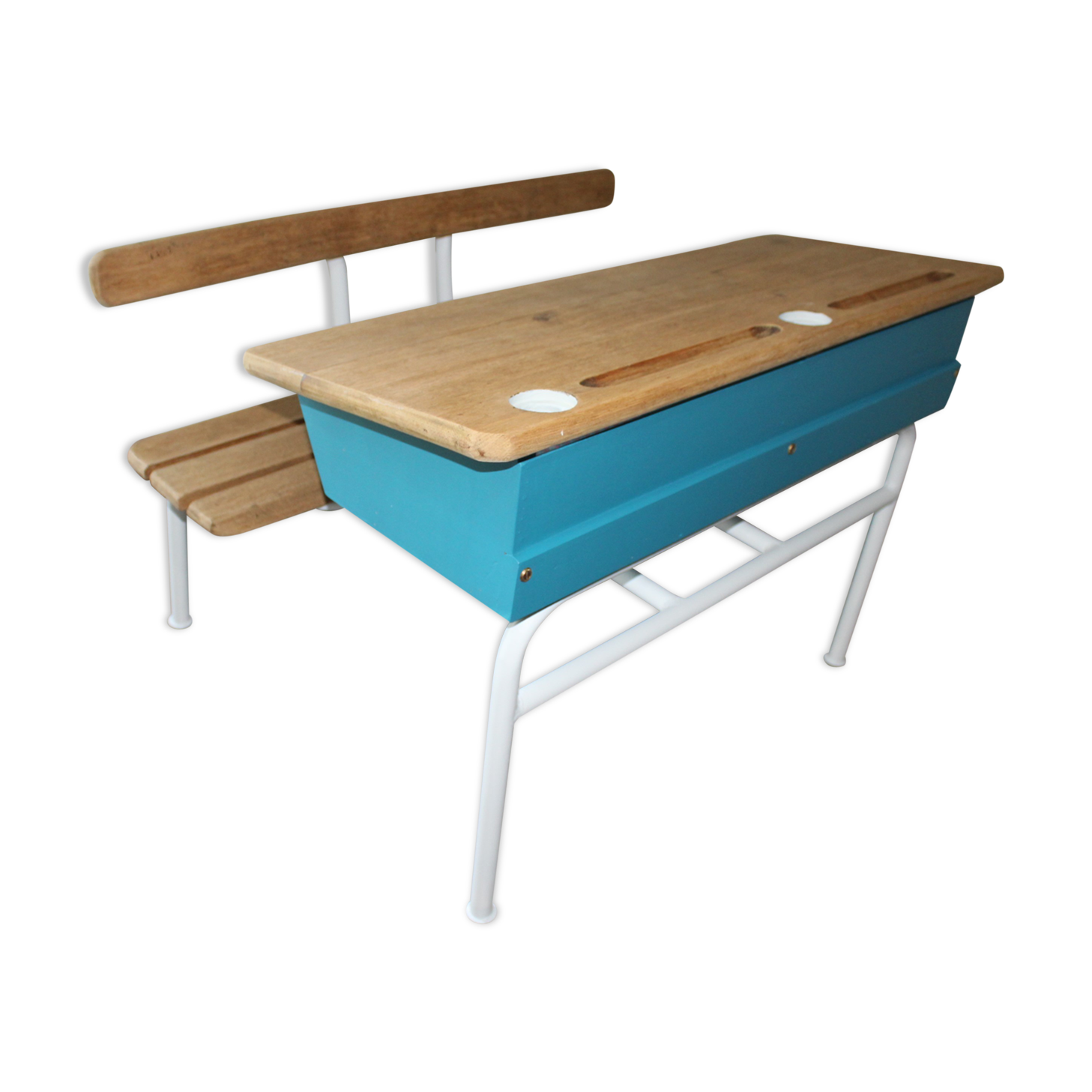 Bureau d'écolier double
