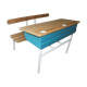 Bureau d'écolier double