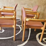 Set of 4 bentwood armchairs from the 1980s
