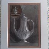 Dessin par v. picquefeu , ecole nationale des arts décoratifs, vers 1910