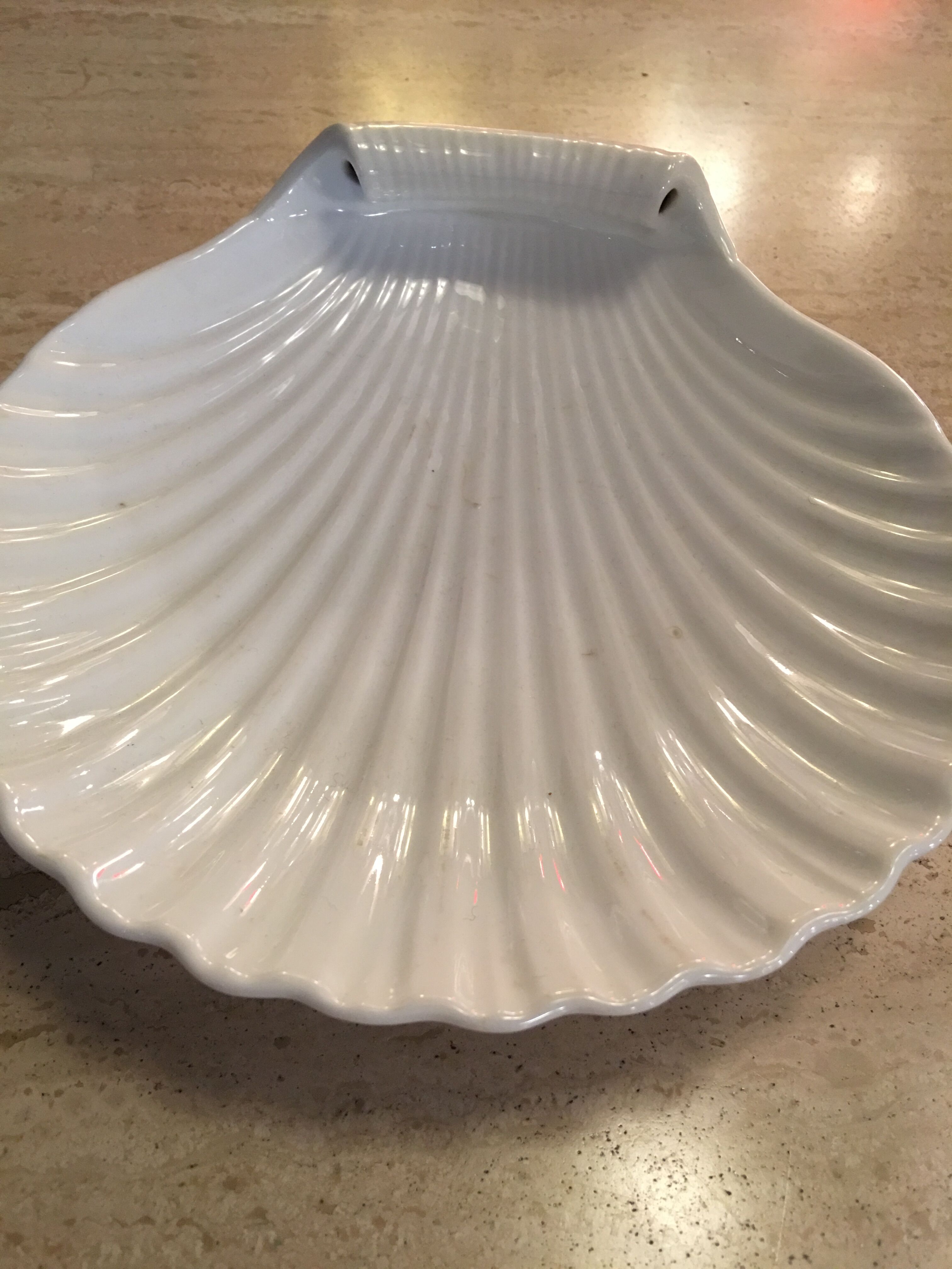 Coupelle faience blanche début XX