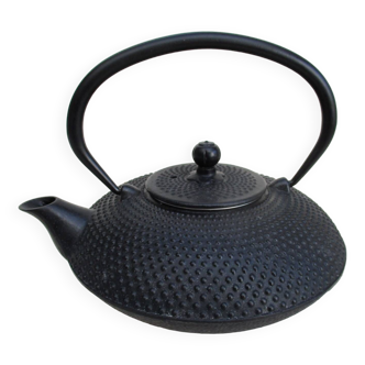 Jingdian black cast iron teapot