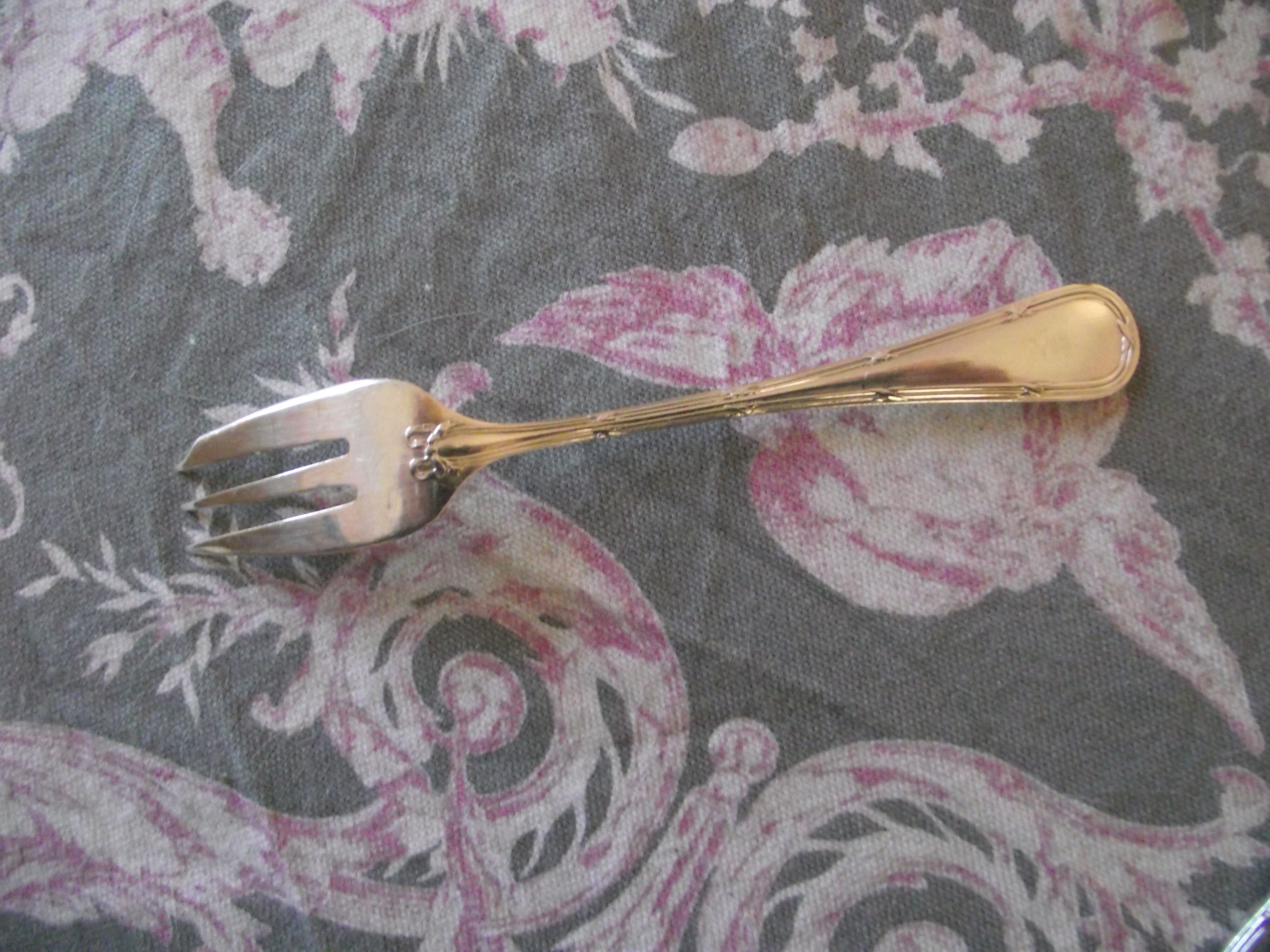 Louis XVI-style silver metal dessert service from Apollo