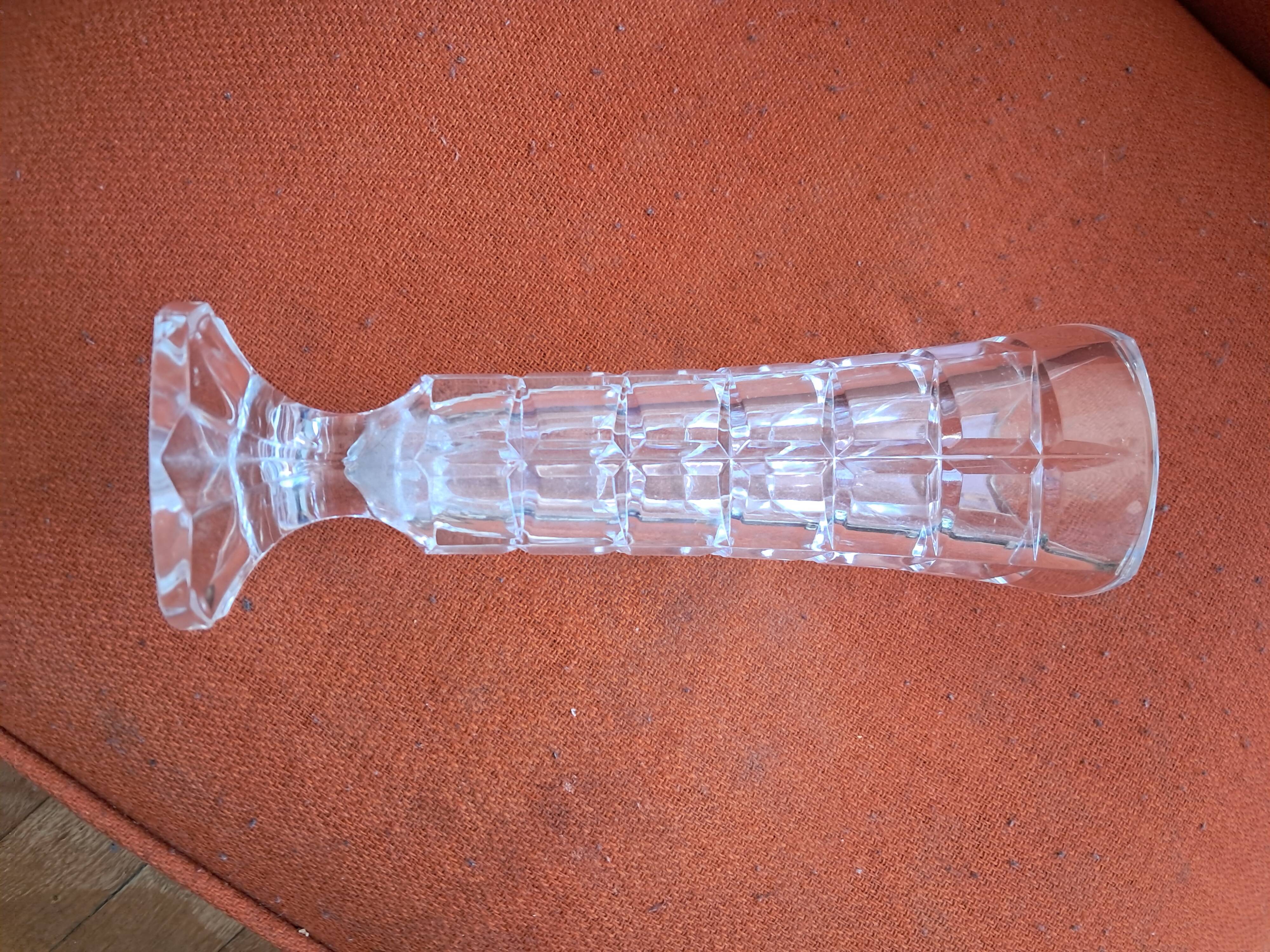 Vintage vase with geometric design