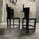 Pair of sculptural Room Studio chairs