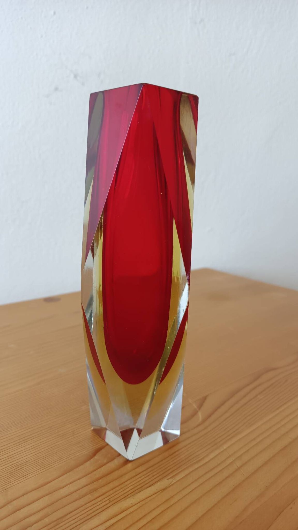 Facet vase Sommerso