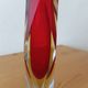 Facet vase Sommerso