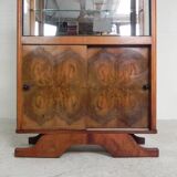 Art Deco display cabinet, drinks cabinet, 1930s
