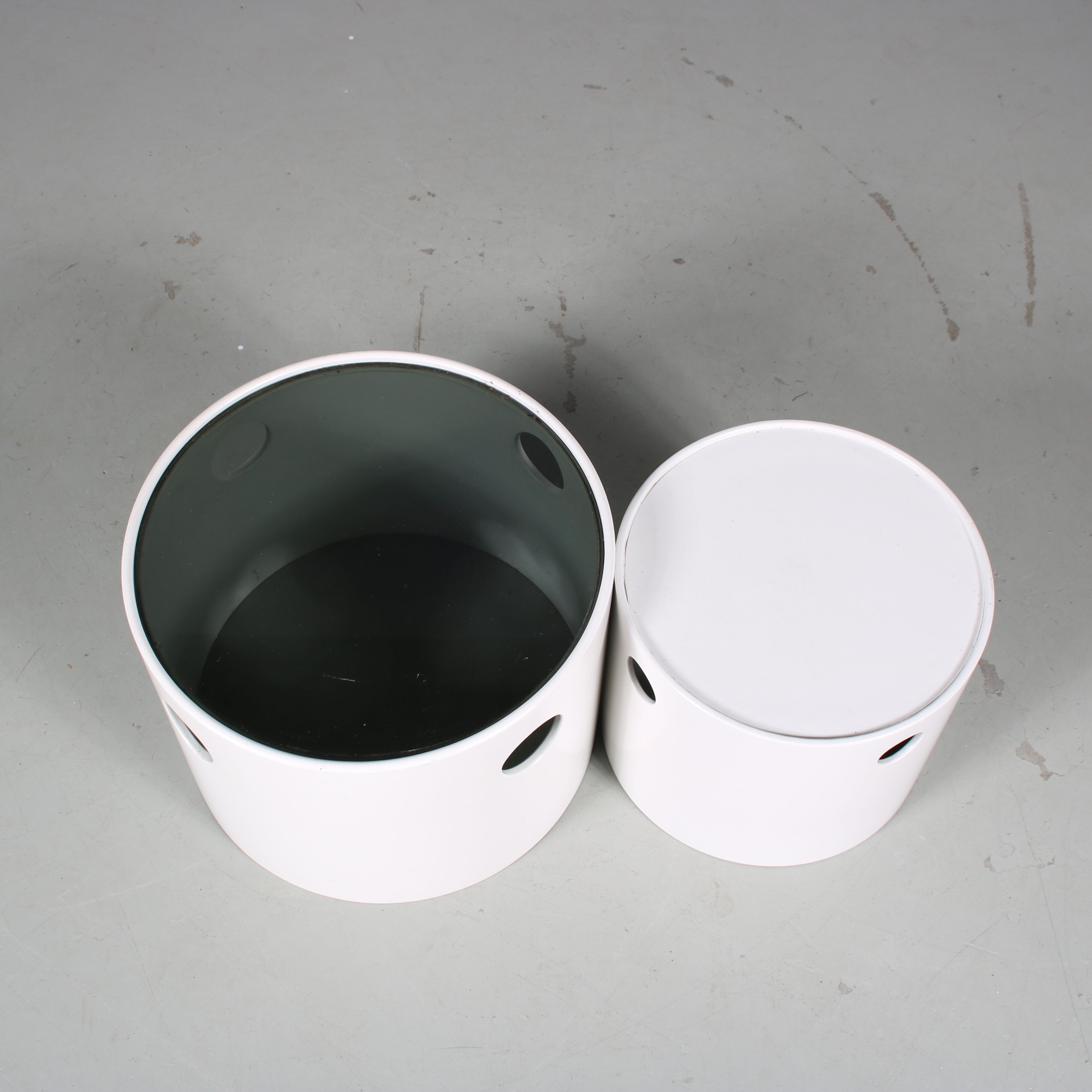Paire de tables d’appoint par Nebu, Pays-Bas, 1970
