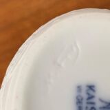 White porcelain vase by M. Frey for Kaiser, mid-century, 1960s.