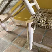 Petit banc marocain en bois 