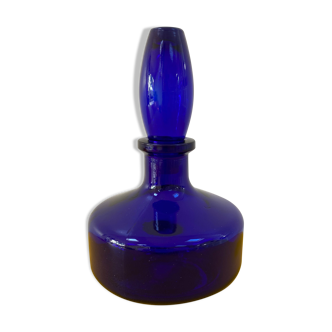 Cobalt blue glass soliflore vase