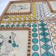 Goose game 60s/70s, little horses, lady