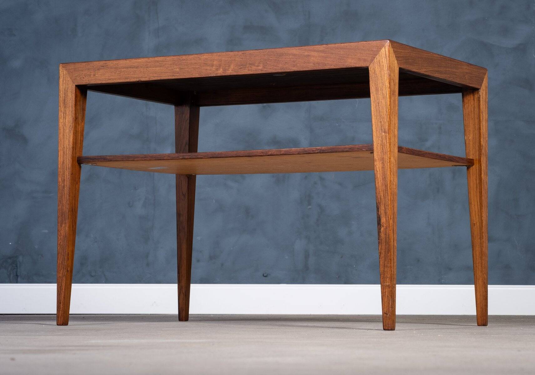 Side Table in Rosewood by Severin Hansen for Haslev Møbelfabrik, 1950s