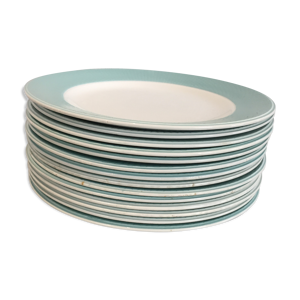 set de 12 assiettes vintage