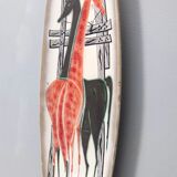 Vintage ceramic centerpiece / catchall / decorative piece by petucco & tolio, italy