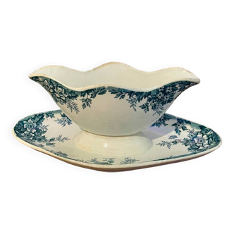 Vintage St Amand sauce boat