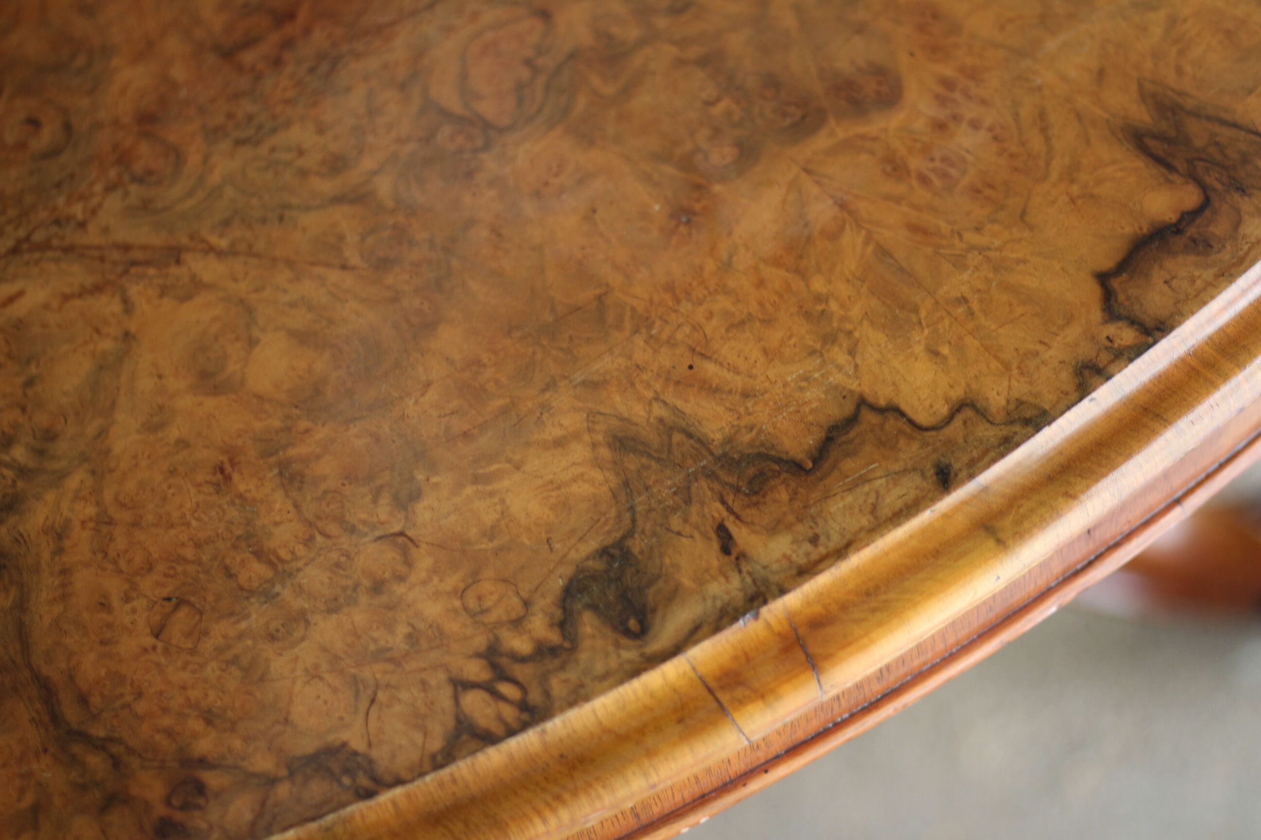 Superbe table john furlong en acajou (vers 1865) !