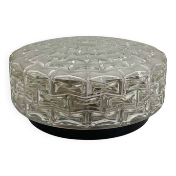 Glass ceiling light, 1960s