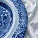 "Blue Willow" Indo-Chinese Plate - Ceramica Richard - 19th Century