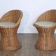 Paire de fauteuils en rotin de Bengt Ruda 1960