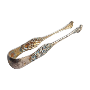 Pince à sucre art nouveau argent