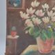 Huile sur toile bouquets de fleurs