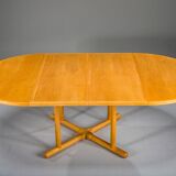 Danish extendable oak dining table by Kurt Østervig for Jason Møbler, 1950s