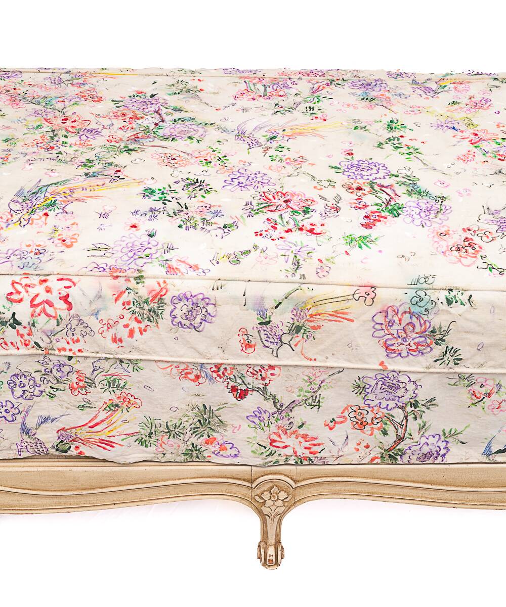 Vintage Upholstered Daybed