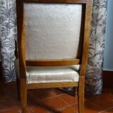 Paire de fauteuils époque Directoire en merisier