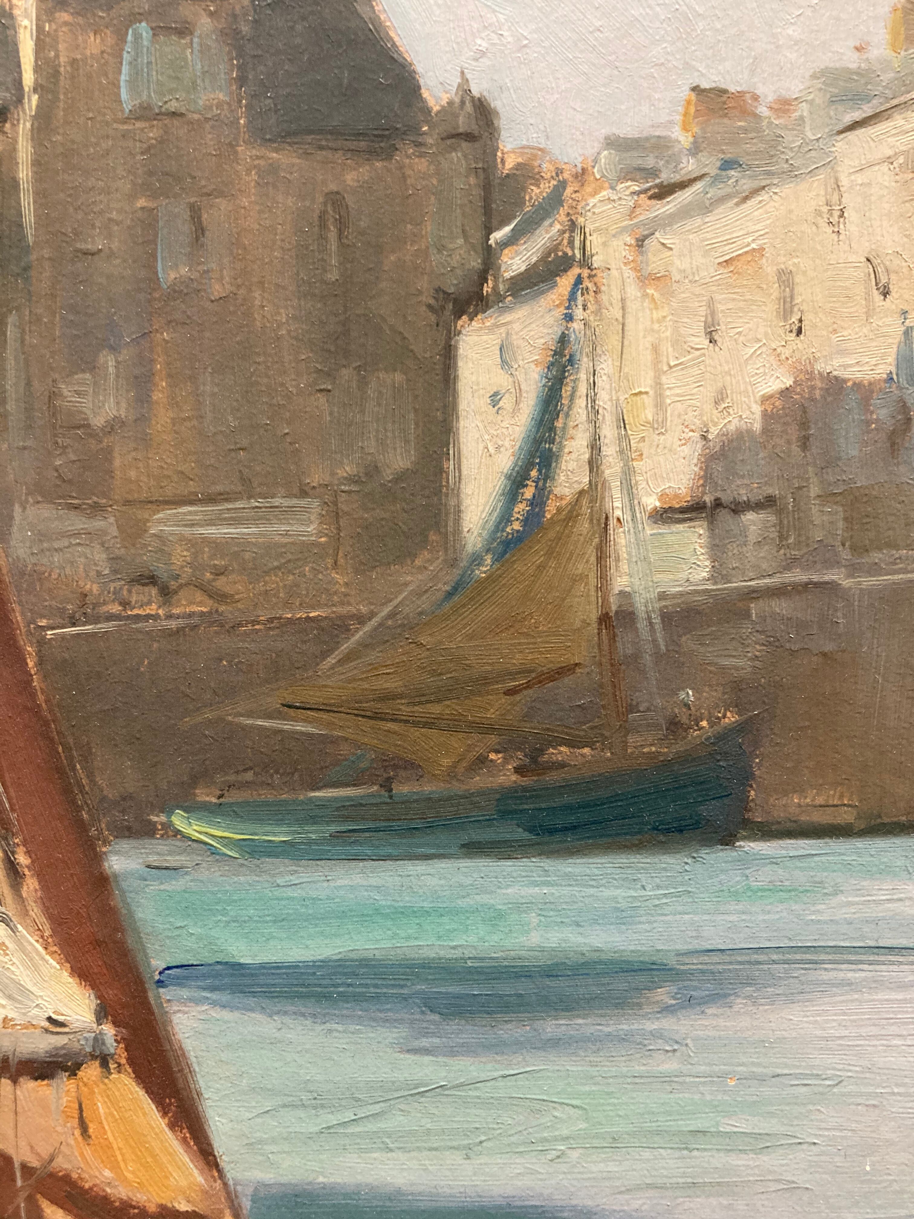 Vintage marine painting