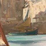 Vintage marine painting