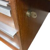 XL vintage wooden desk De Coene 'EFAC M20 Cotribel'