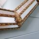 Venetian mirror with brass frames, 1970s-80s