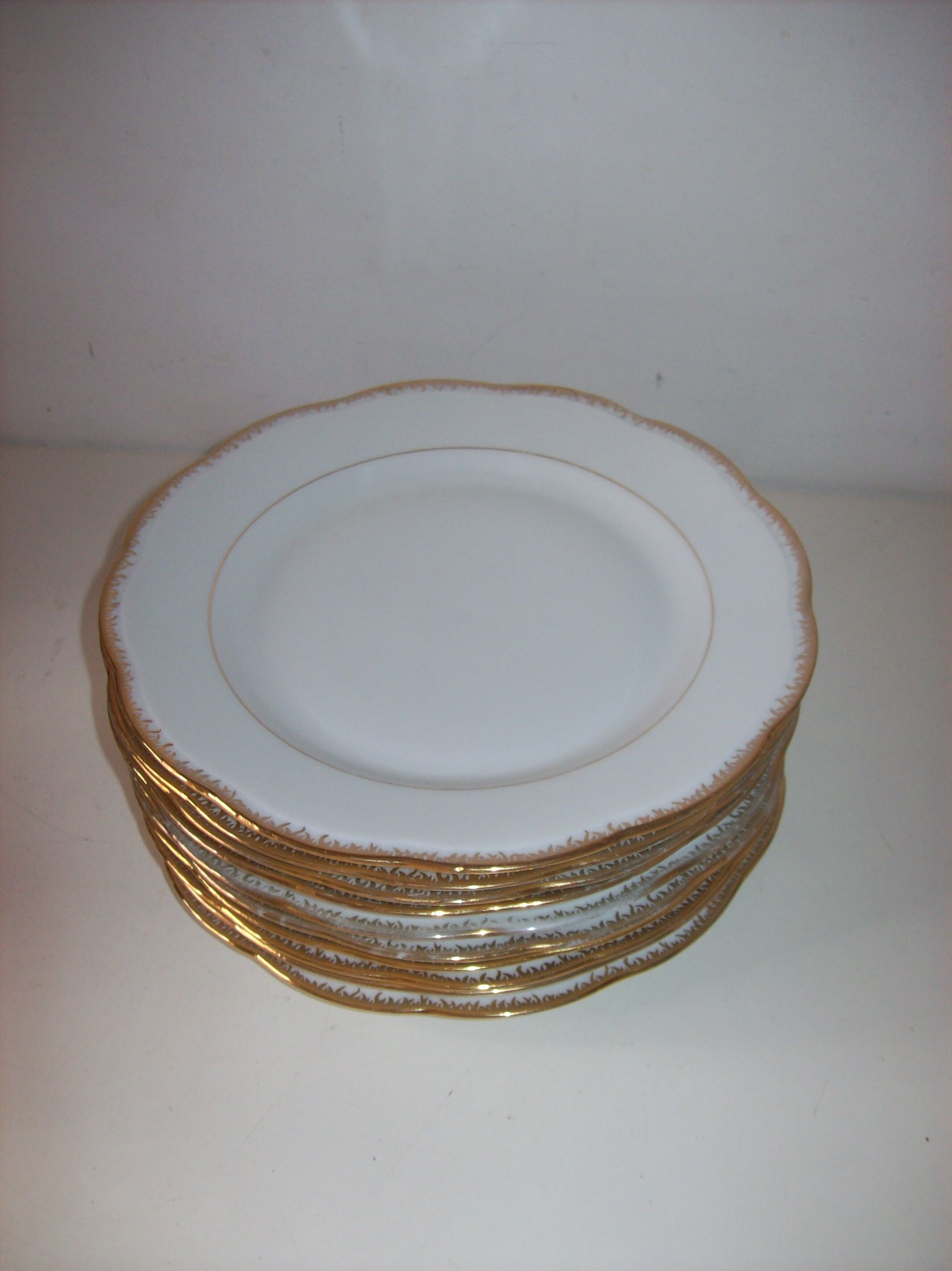 Porcelain dessert plates