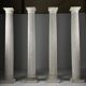 Set of 4 neoclassical columns 272cm