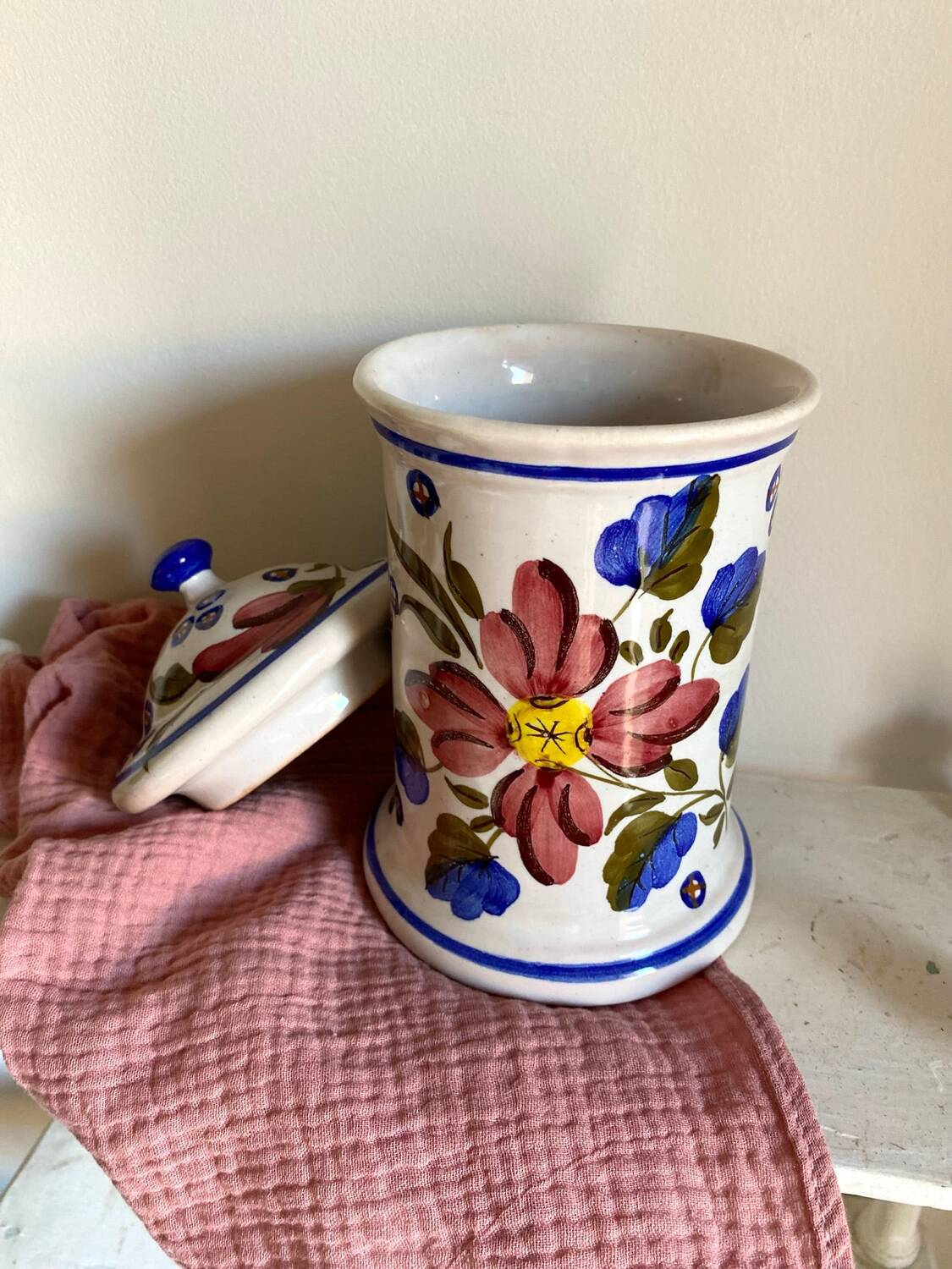 Antique ceramic sugar bowl