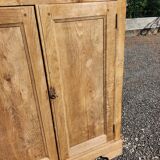Old oak sideboard natural raw wood trade furniture